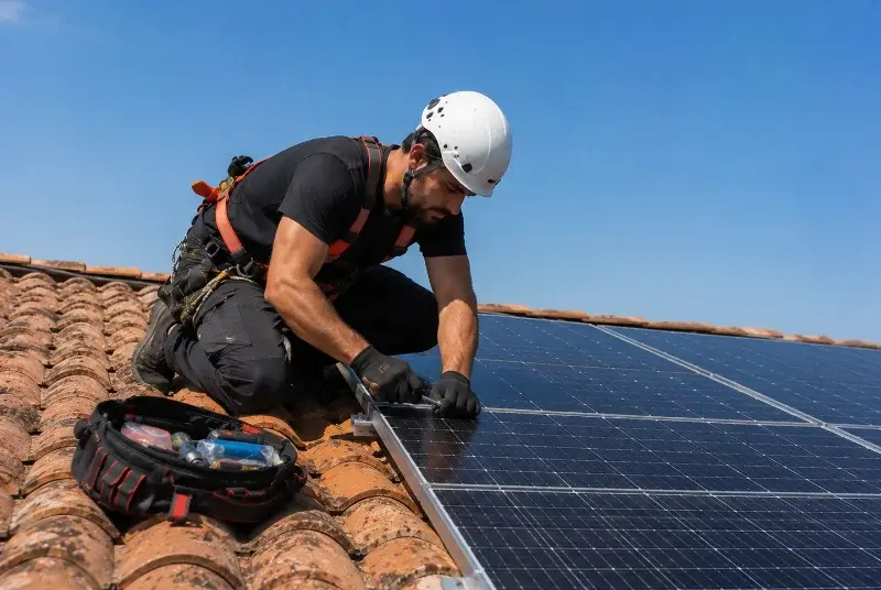 Maintenance et monitoring de panneaux solaires à Monestiés